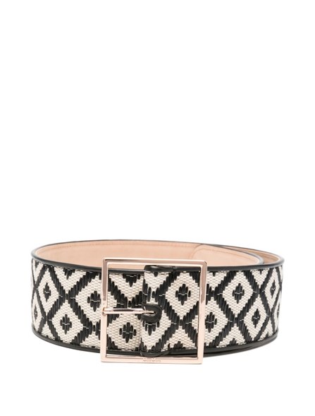 MAX MARA - Raffia-effect fabric belt