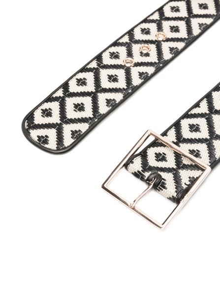 MAX MARA - Raffia-effect fabric belt