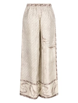 MAX MARA - Silk fluid trousers