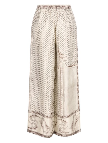 MAX MARA - Silk fluid trousers