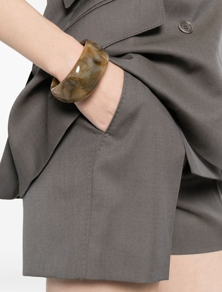 MAX MARA - Wool gabardine shorts