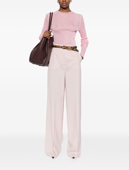 MAX MARA - Pantaloni in lana, mohair e seta