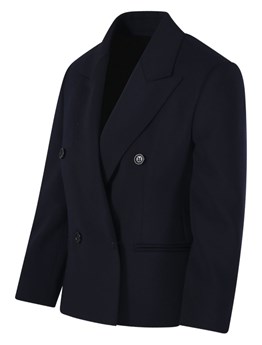 MAX MARA - Wool canvas crop blazer