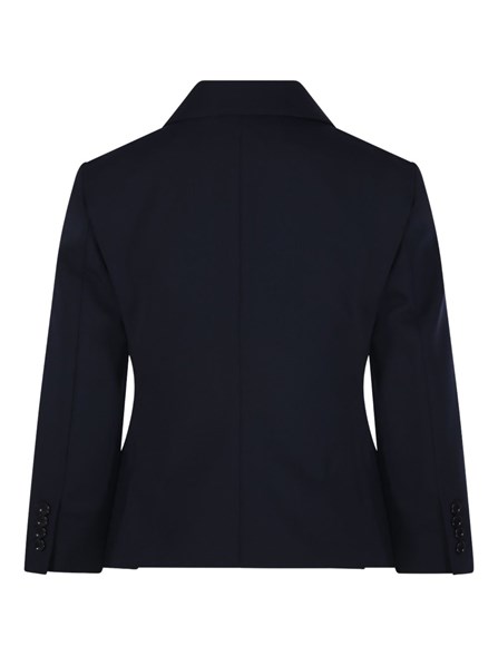 MAX MARA - Wool canvas crop blazer
