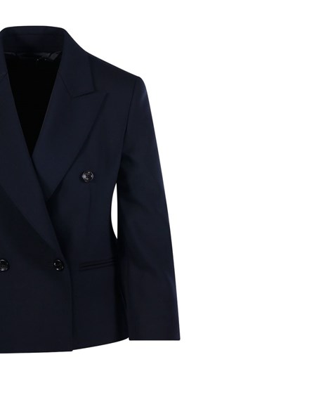 MAX MARA - Wool canvas crop blazer