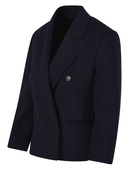MAX MARA - Wool canvas crop blazer