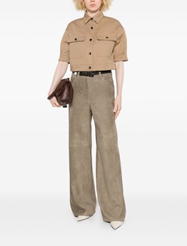 MAX MARA - Stretch cotton cropped jacket