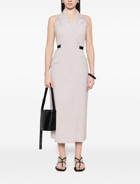 MAX MARA - Cotton and wool canvas dress