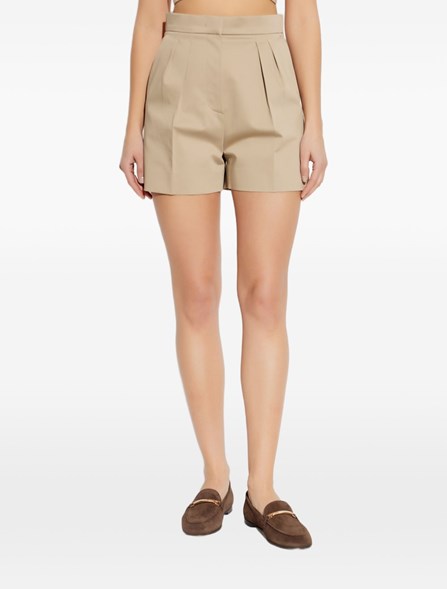MAX MARA - Stretch cotton satin shorts