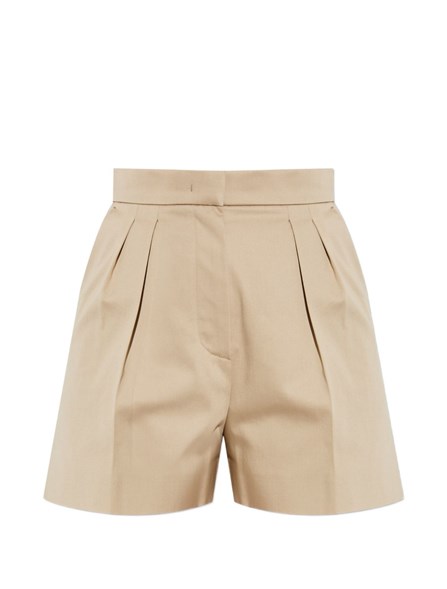 MAX MARA - Stretch cotton satin shorts