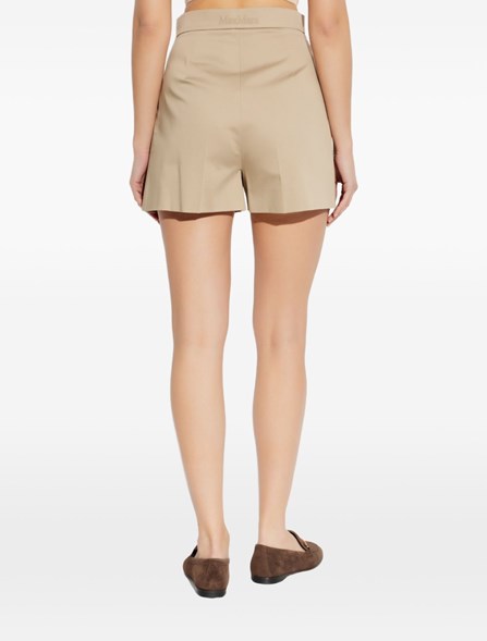 MAX MARA - Stretch cotton satin shorts