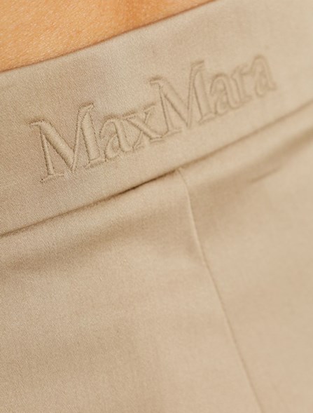 MAX MARA - Stretch cotton satin shorts