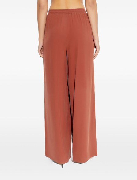 MAX MARA - Pantaloni in seta lavata