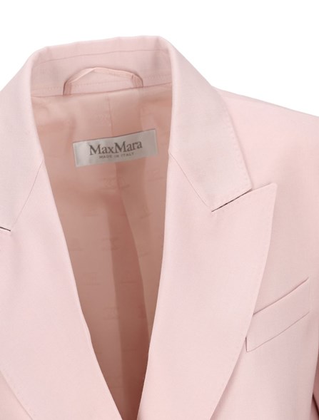 MAX MARA - Double-breasted wool, mohair and silk blazer