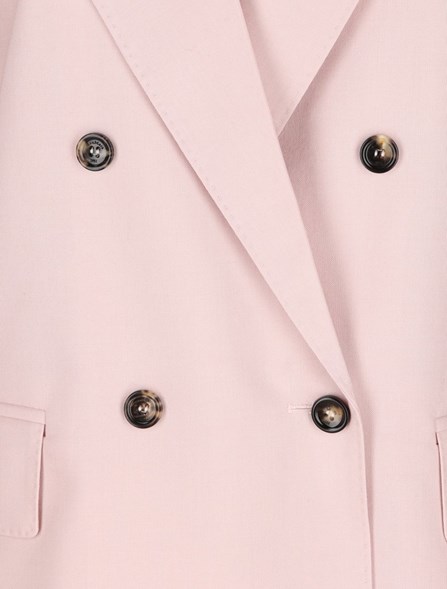 MAX MARA - Double-breasted wool, mohair and silk blazer