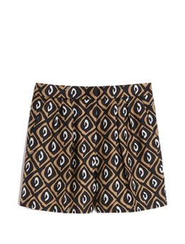 MAX MARA - Printed silk shorts