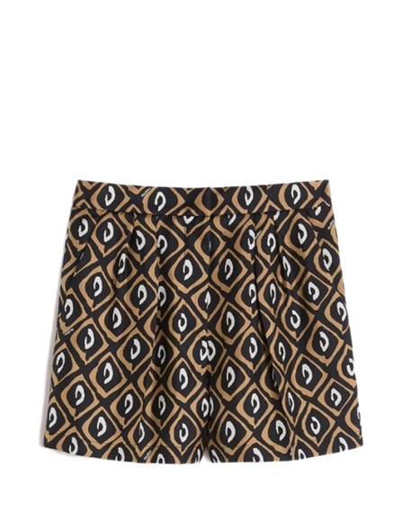 MAX MARA - Printed silk shorts