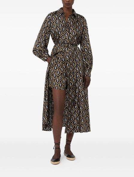MAX MARA - Printed silk shorts