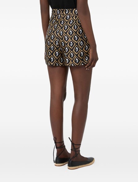 MAX MARA - Printed silk shorts