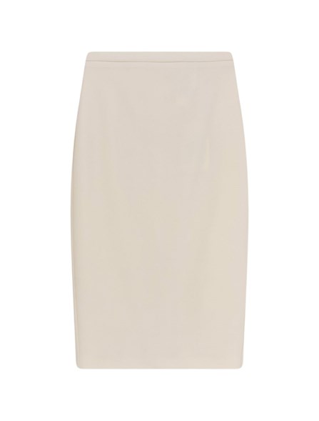 MAX MARA - Sheath skirt in stretch wool canvas