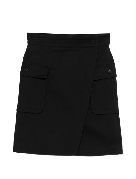 MAX MARA - Gonna portafoglio in cotone stretch