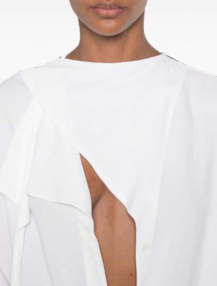 FRANCESCO MURANO - Camicia in crêpe di misto seta