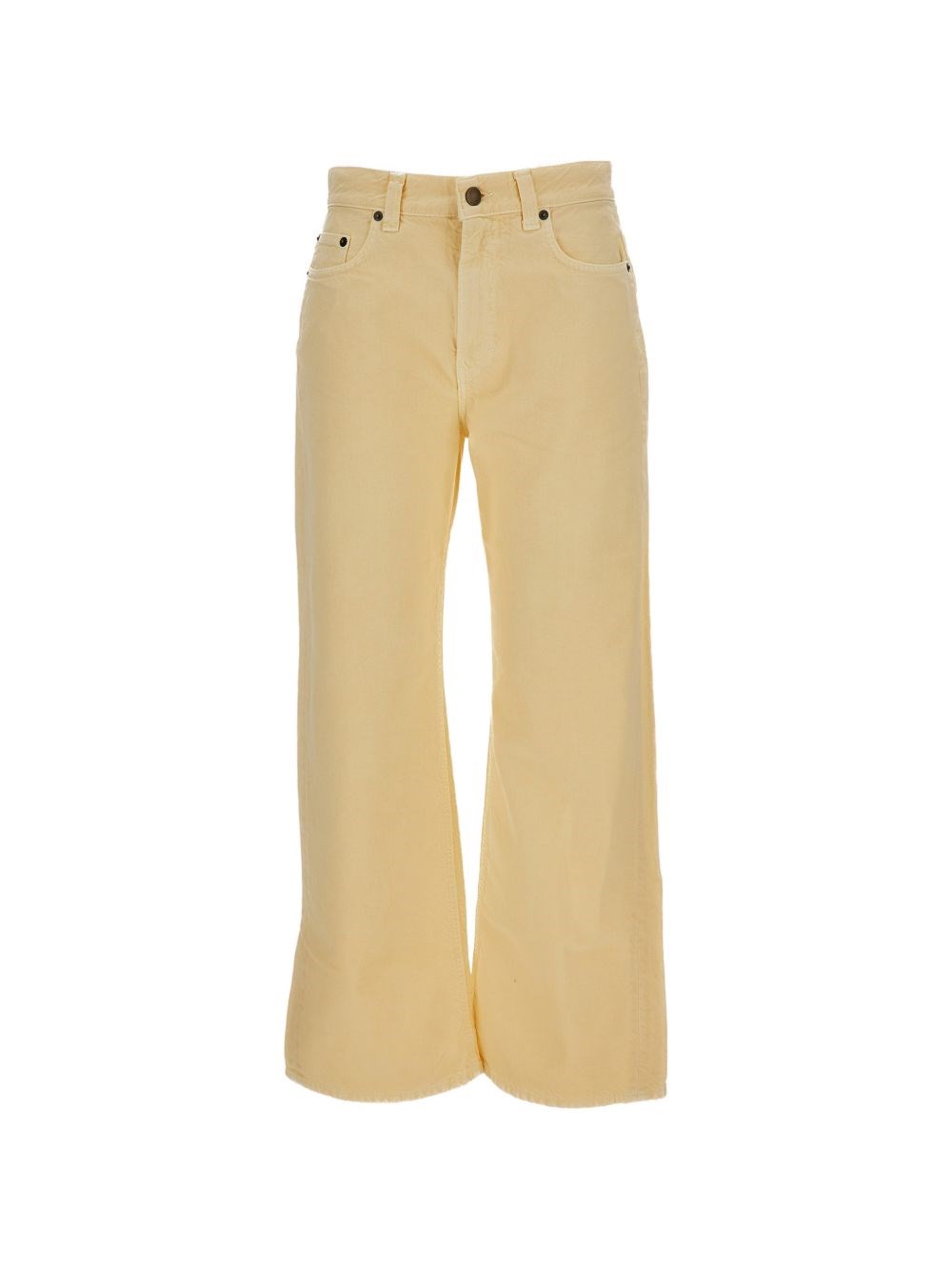 Haikure Cotton And Linen Jeans In Neutral