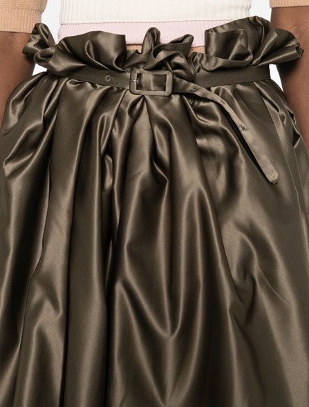 AUGUST BARRON - Satin skirt