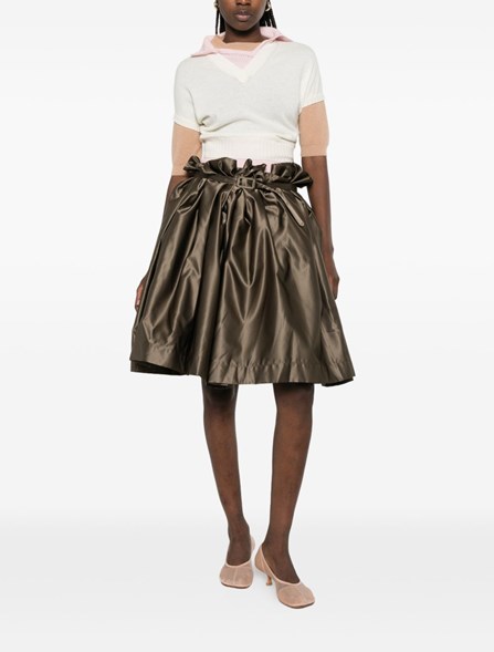 AUGUST BARRON - Satin skirt