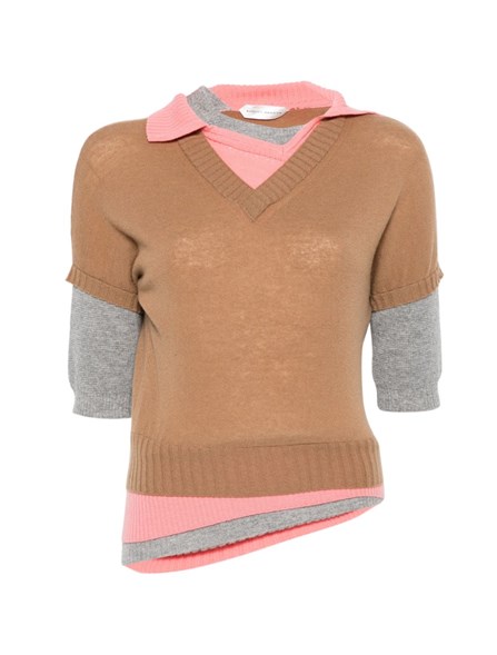 AUGUST BARRON - Layered polo shirt
