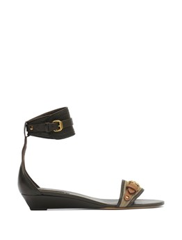 ISABEL MARANT - Sandali in pelle e tessuto
