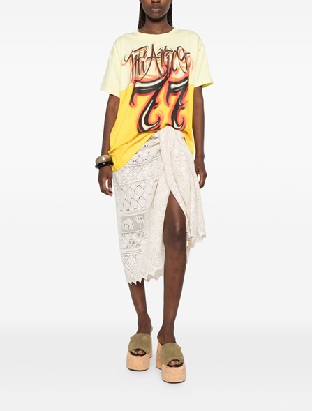 THE ATTICO - T-SHIRT IN COTONE