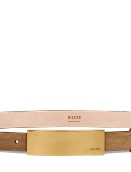 KHAITE - Cintura in suede 