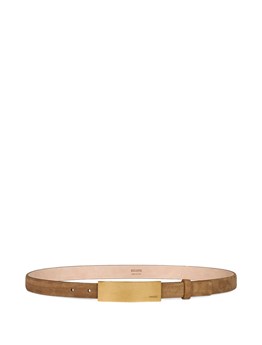 KHAITE - Cintura in suede 