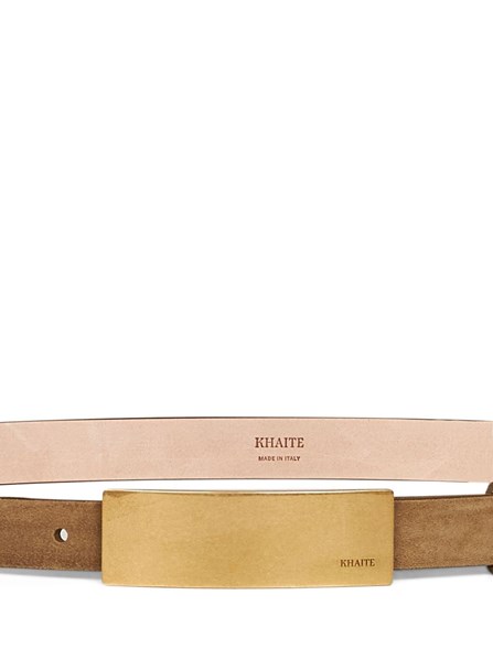 KHAITE - Cintura in suede 