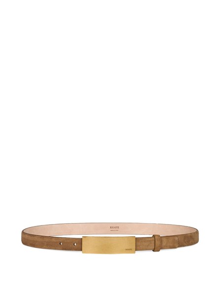 KHAITE - Cintura in suede 