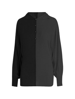 JACQUEMUS - Polo in maglia bicolore