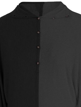 JACQUEMUS - Polo in maglia bicolore