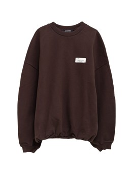 JACQUEMUS - Felpa in pile di cotone