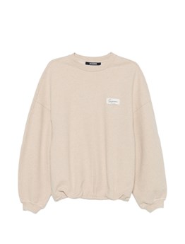 JACQUEMUS - Felpa in pile di cotone