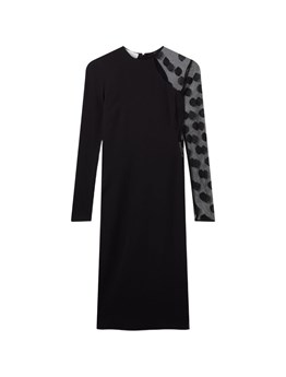 STELLA MC CARTNEY - ABITO CON INSERTO IN RETE
