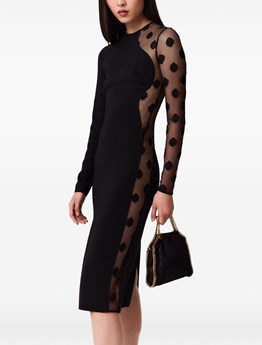 STELLA MC CARTNEY - ABITO CON INSERTO IN RETE