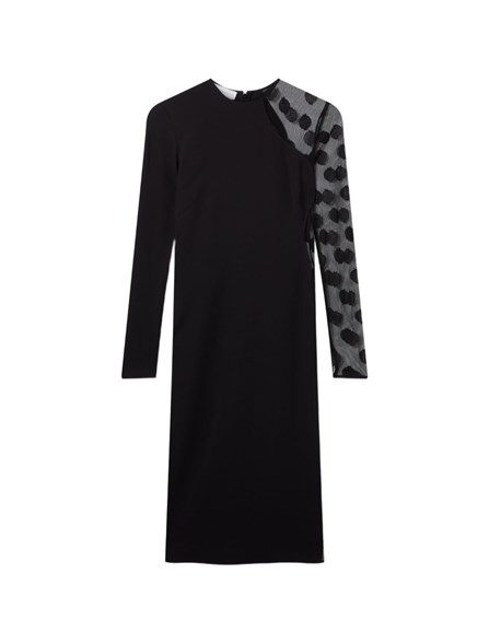 STELLA MC CARTNEY - ABITO CON INSERTO IN RETE