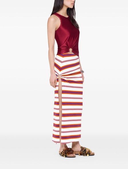 RABANNE - Cotton jersey skirt 