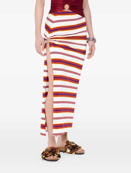 RABANNE - Cotton jersey skirt 