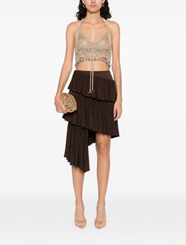 RABANNE - Top in maglia Crochet 