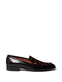 STELLA MC CARTNEY - Mocassini IN SIMILPELLE E Velluto Leopardato