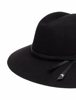 GOLDEN GOOSE DELUXE BRAND - Hat with leather strap