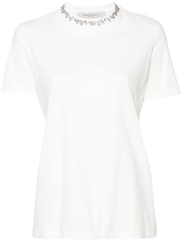 GOLDEN GOOSE DELUXE BRAND - T-shirt con cristalli cabochon
