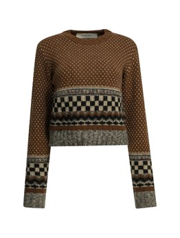 GOLDEN GOOSE DELUXE BRAND - MAGLIA CON INTARSI
